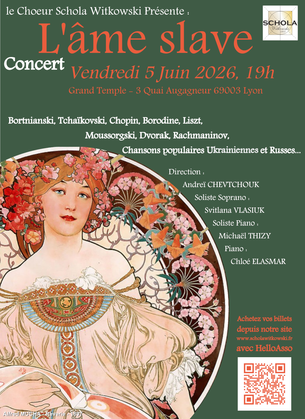 2026-01-21-Affiche Concert L'ame slave Schola Witkowski Concert 05/06/2026 L'âme Slave